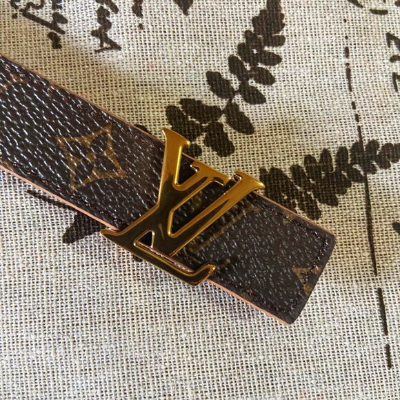 Louis Vuitton Monogram Reversible Belt Pink & Brown 80cm / 32in 🌸 - Picture 3 of 6